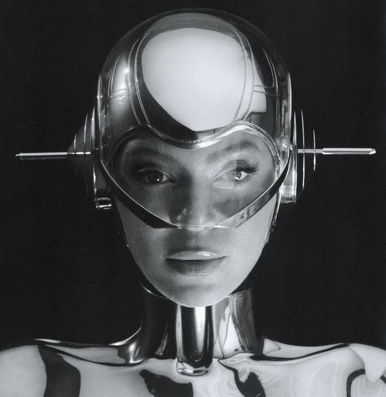 beyonce in robot costume for renaissance